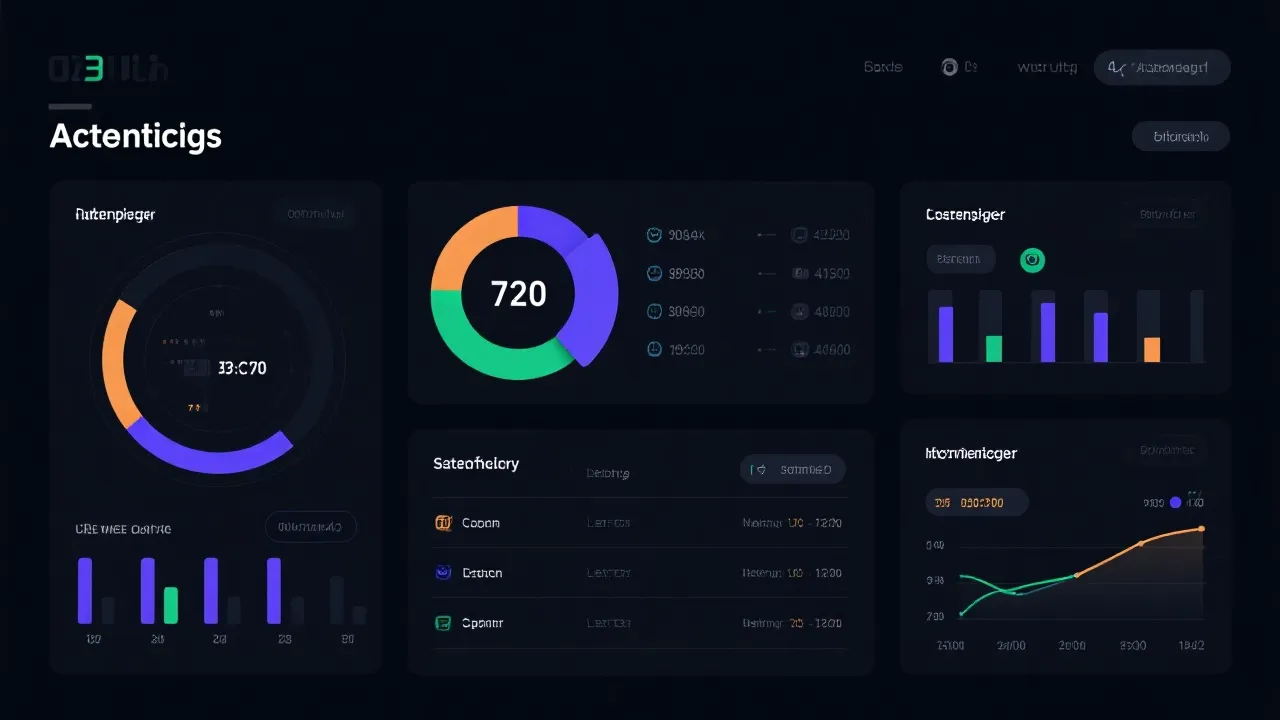 数据分析报表示意图